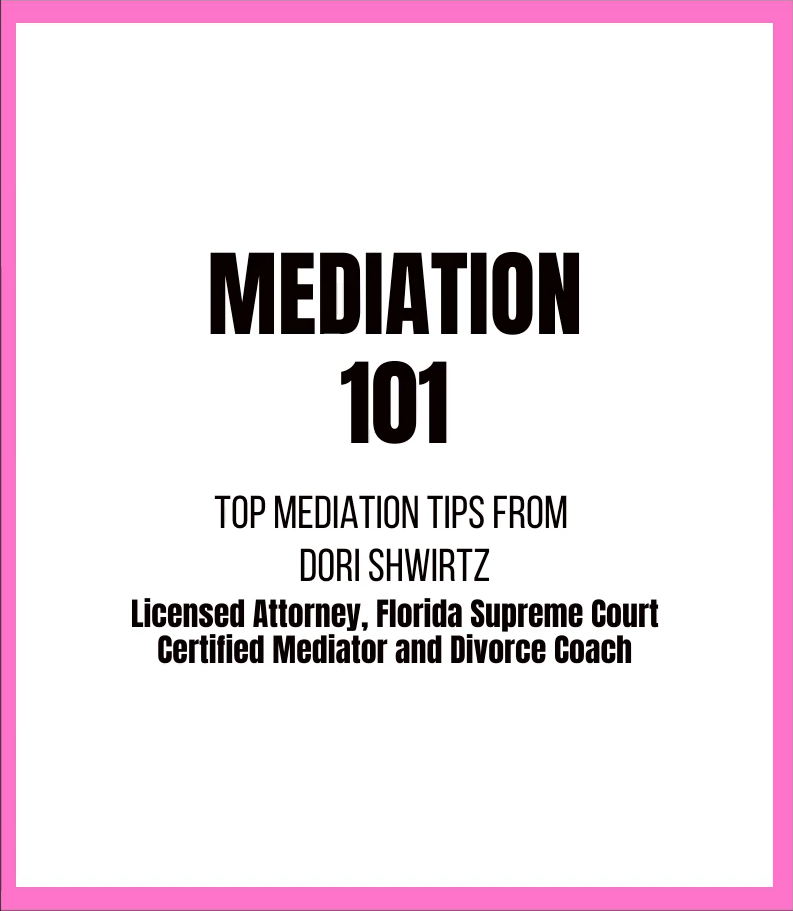 Mediation 101 with Dori Shwirtz