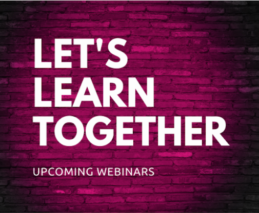 Upcoming Webinars